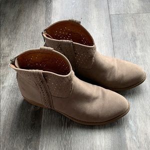 Brown booties. Very good shape!